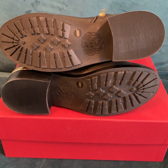 Vince Camuto Black Leather Boots NWOT - Picture 4 of 5